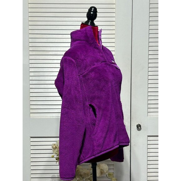 Patagonia Womens Purple Re-Tool Snap T Fleece Polartec Thermal Pullover Sz M 305 - Picture 3 of 13